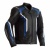 RST Axis CE Mens Leather Jacket Blue